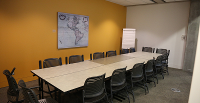 Seminar venue Salle M.485 de la Grande Bibliothèque in Montréal for corporate events
