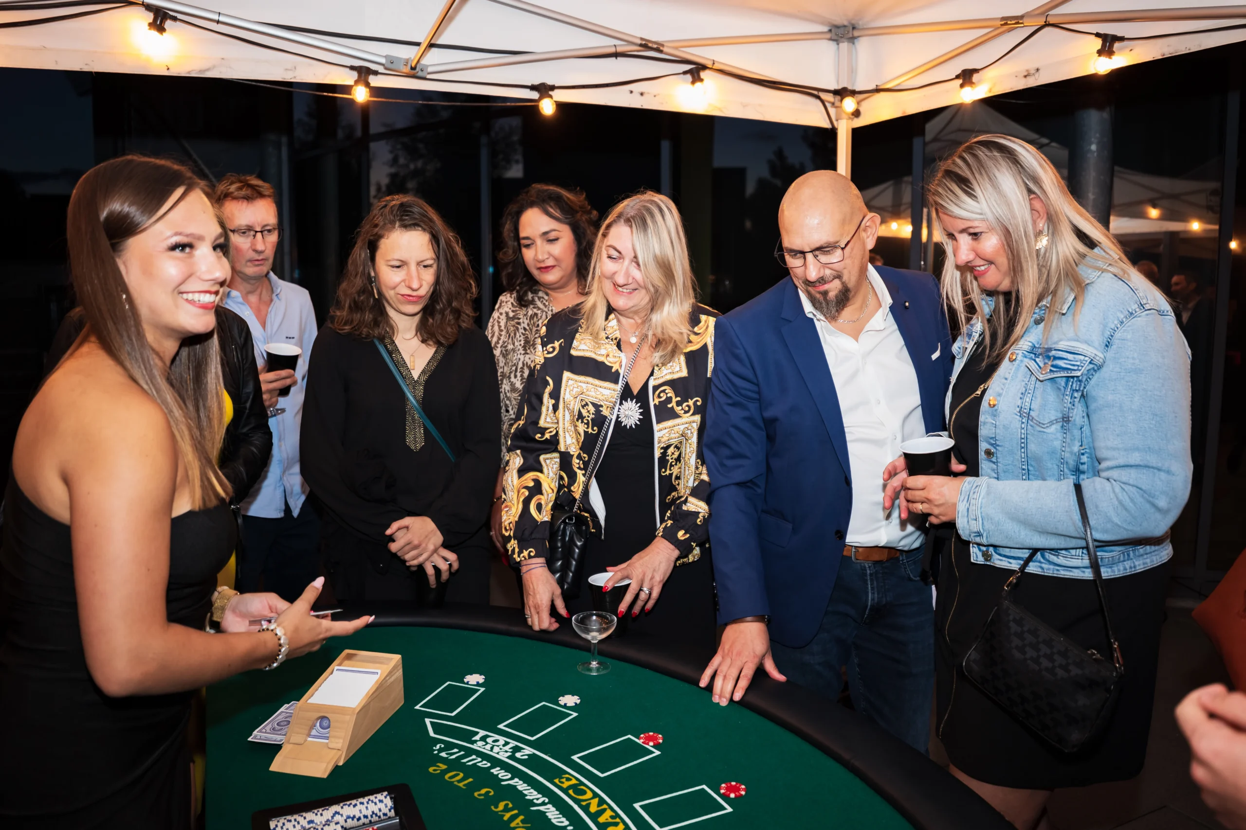 Cocktail casino soirée casino entreprise Laval · INNOV'events