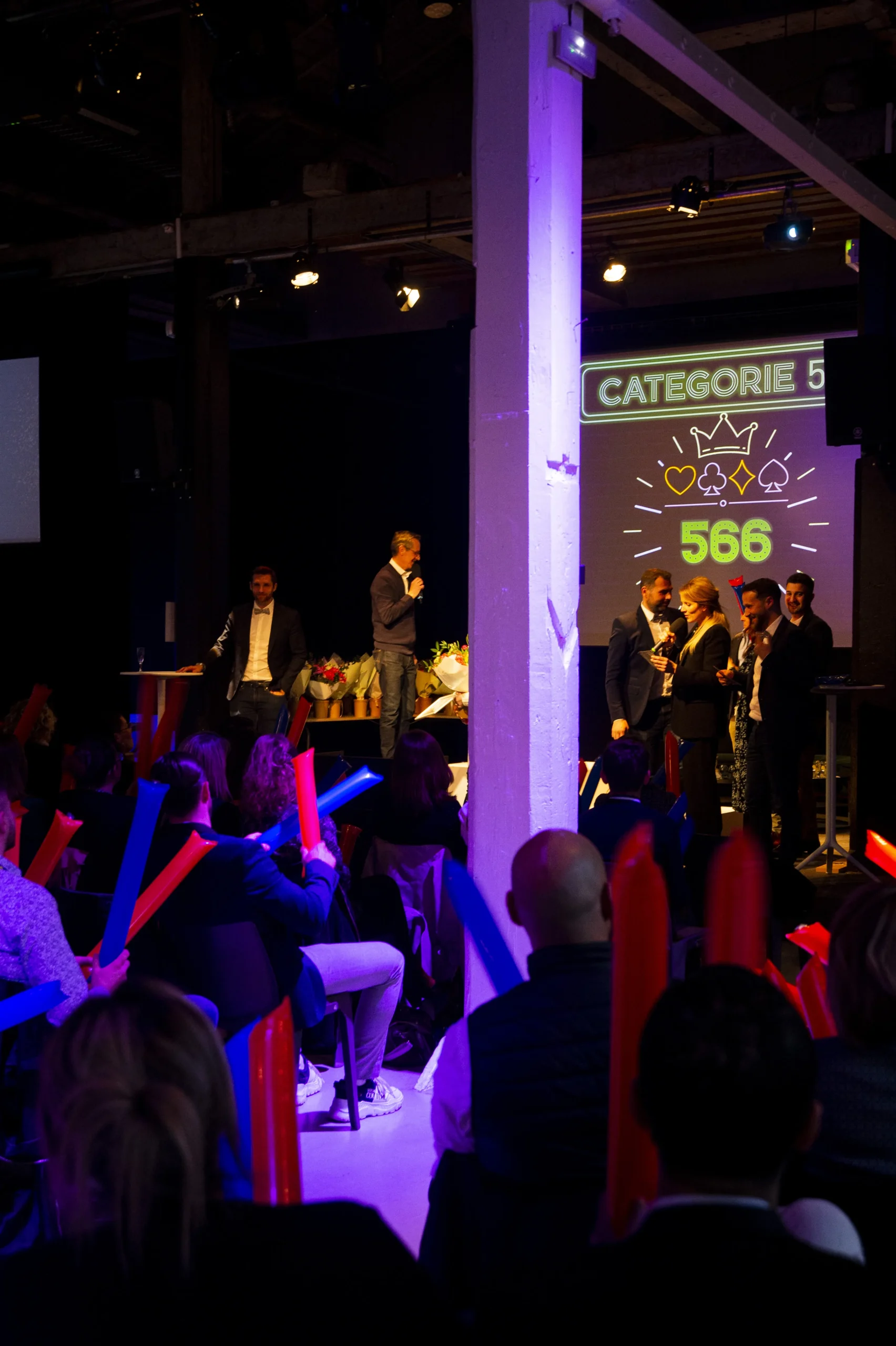 Corporate game show Montreal teams Griffintown exterior view · INNOV'events event planning