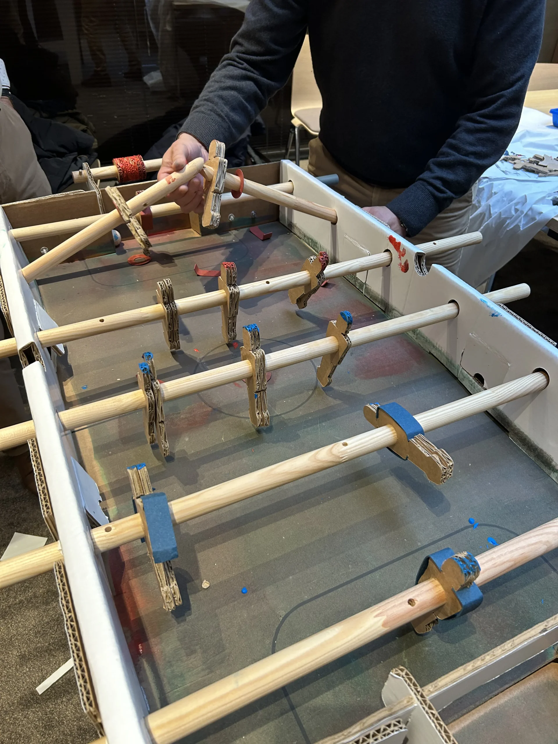 Express mini foosball build Quebec · INNOV'events
