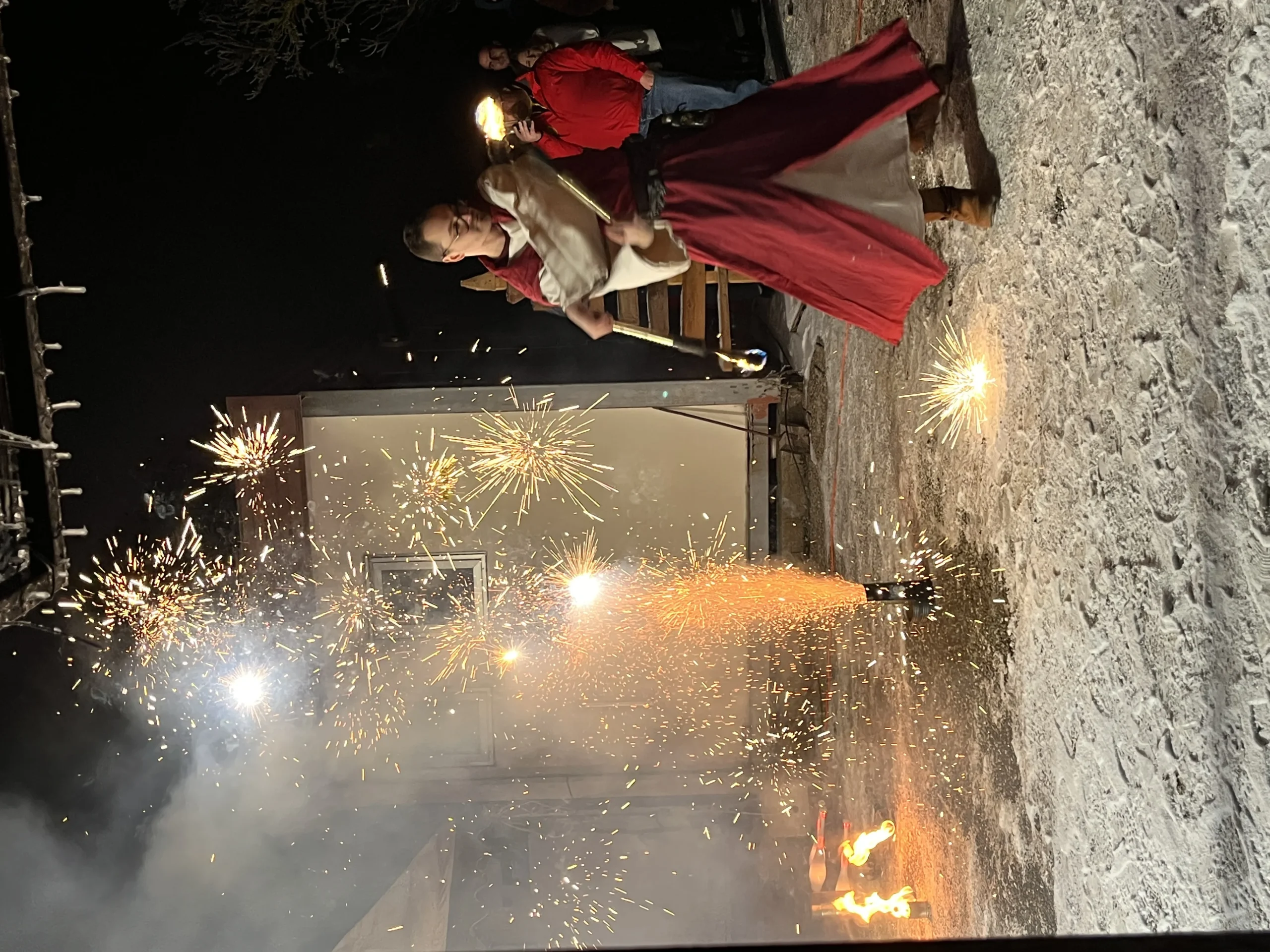 Feux d'artifice clôture intimiste entreprise Trois-Rivières · INNOV'events