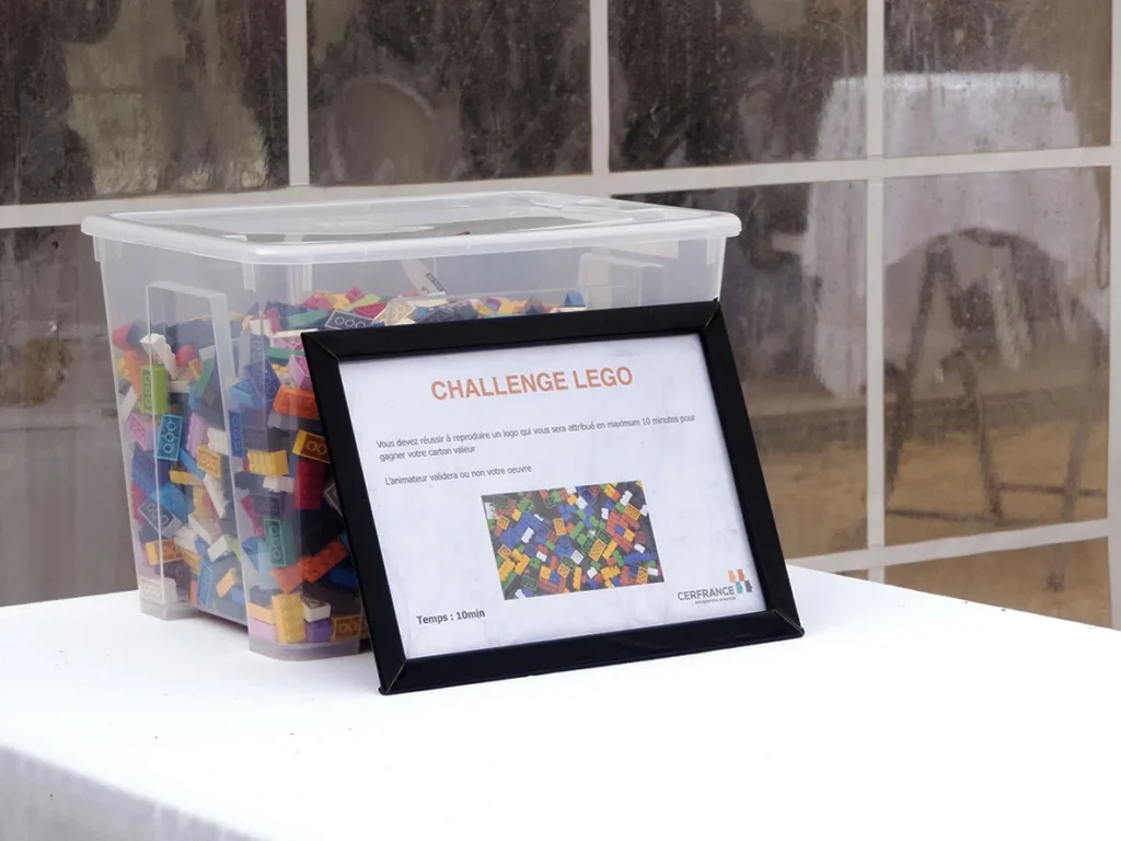 Plan a corporate LEGO challenge in Quebec.