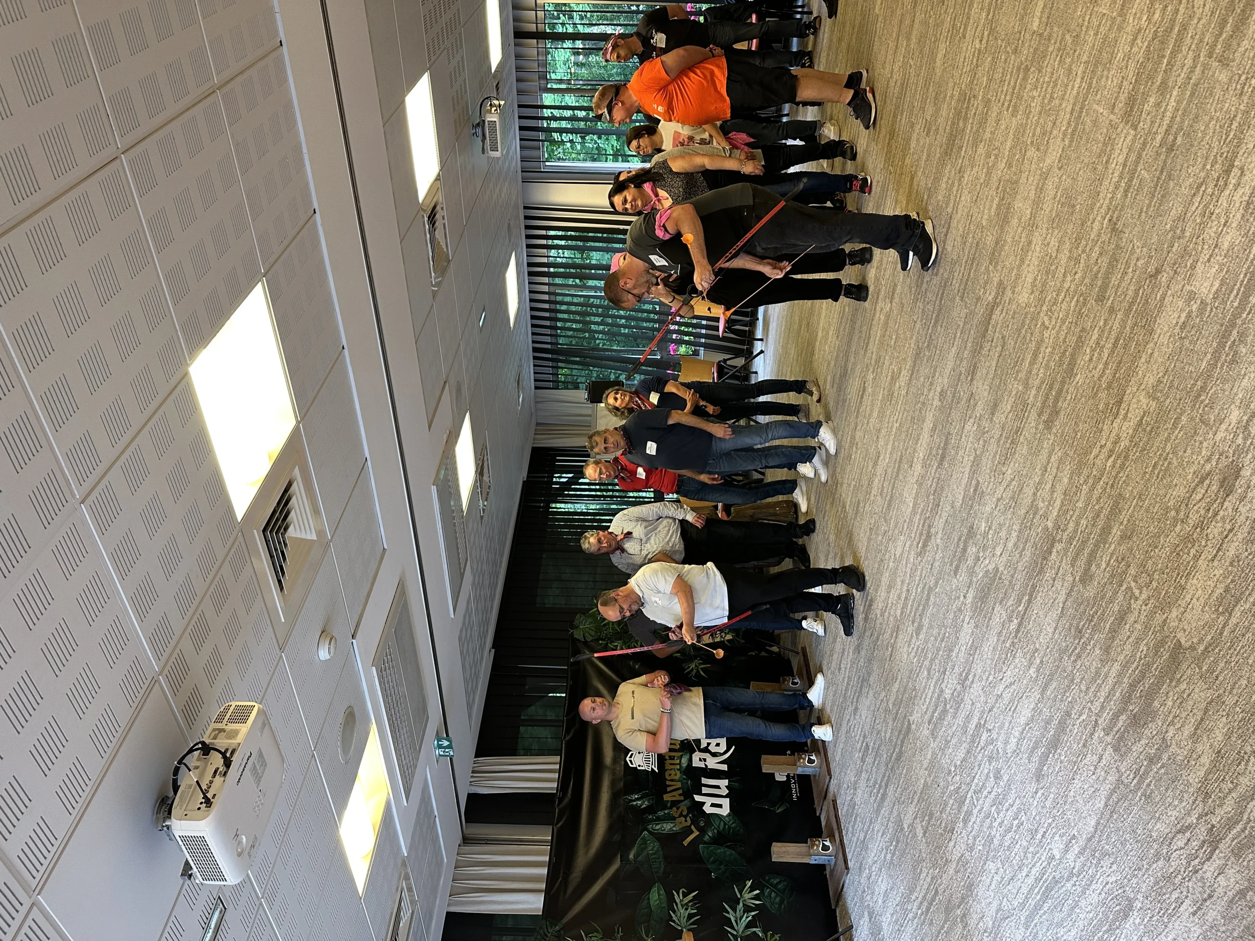 Team archery tournament Montreal competing groups · INNOV'events