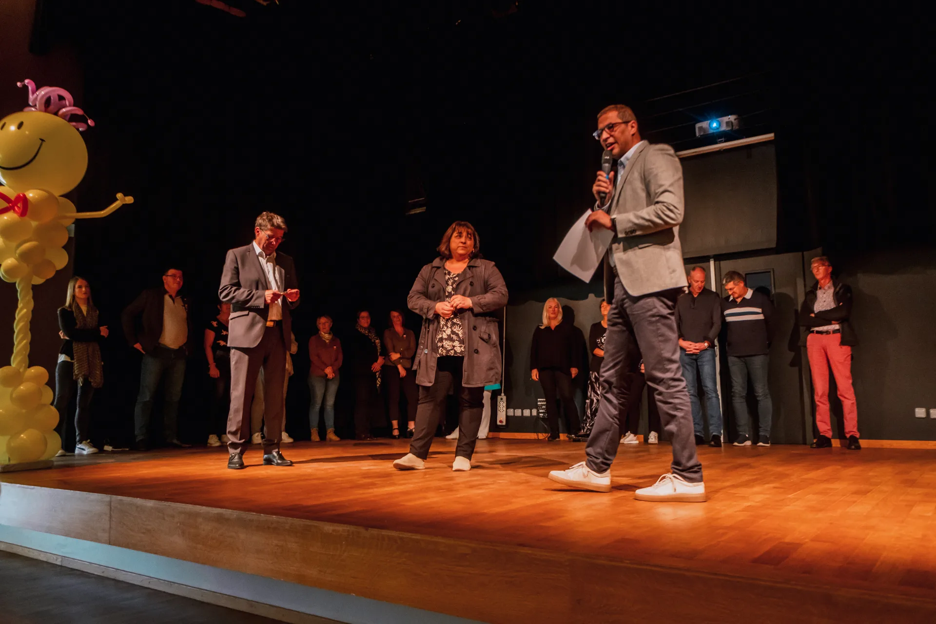 Décor événementiel entreprise Trois-Rivières soirée de gala habillage complet · INNOV'events