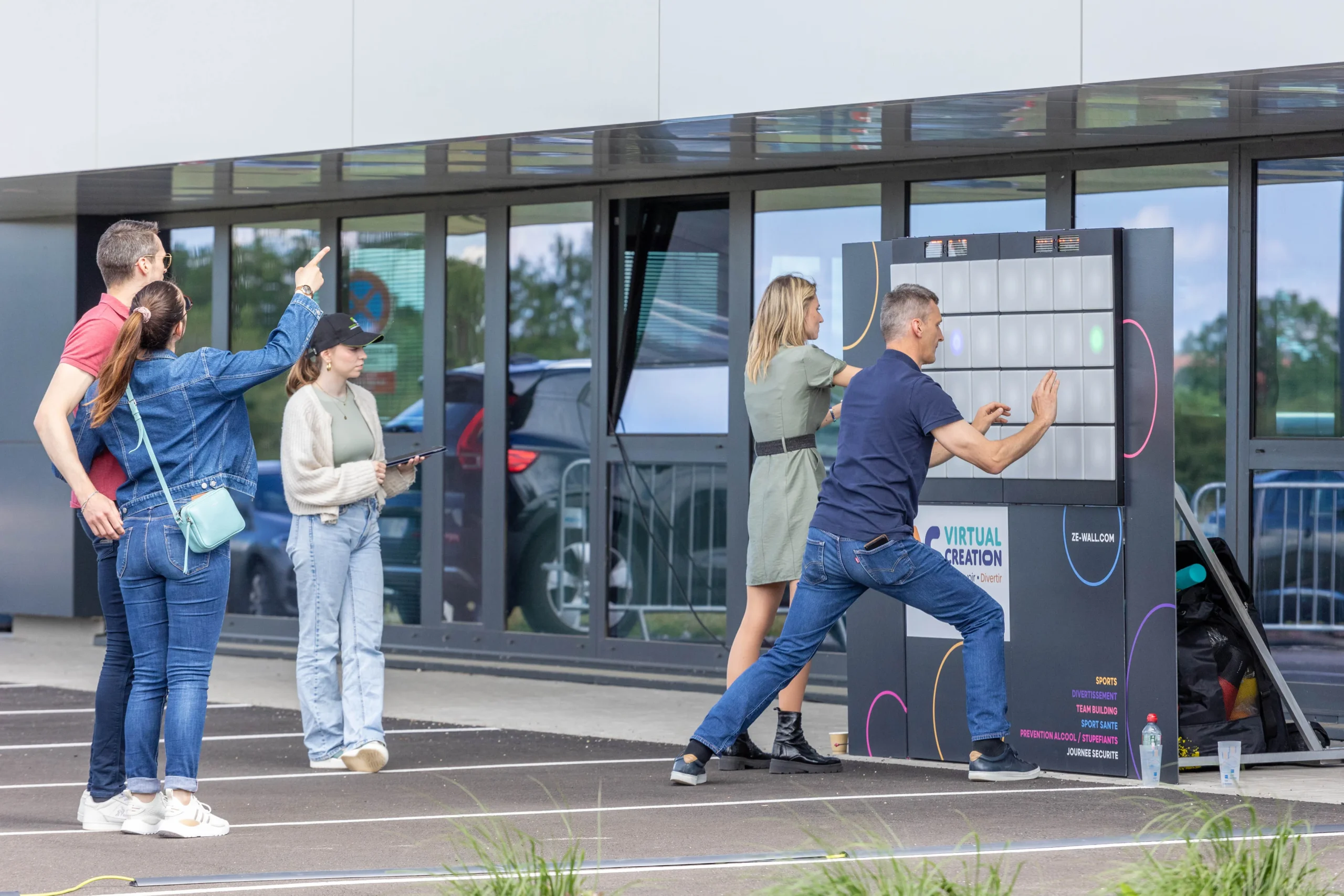 Simulateur de vol entreprise Laval souper d'équipe après activité · INNOV'events