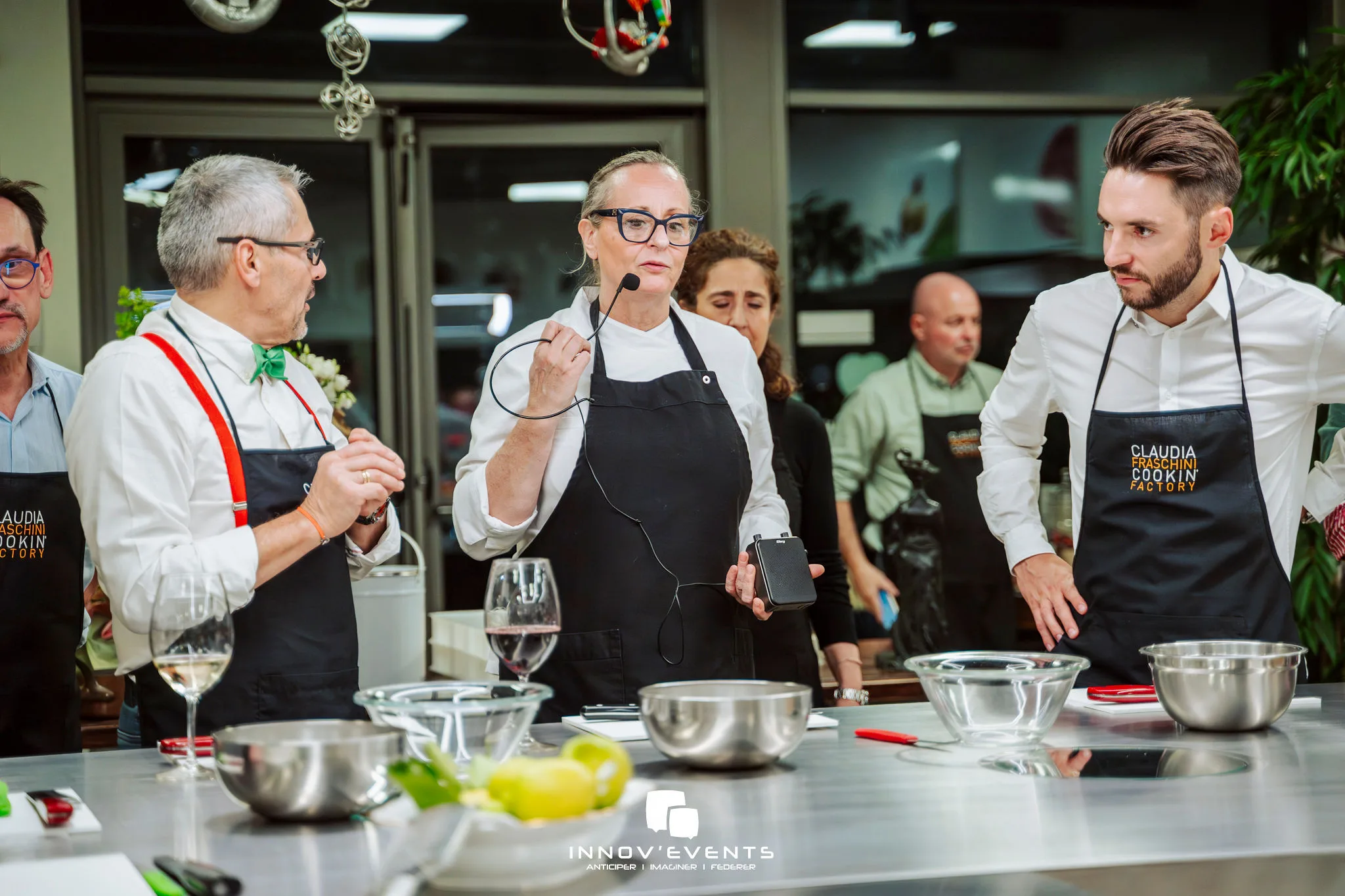 MasterChef culinary competition in Laval, teams plating dishes under pressure · INNOV'events event management