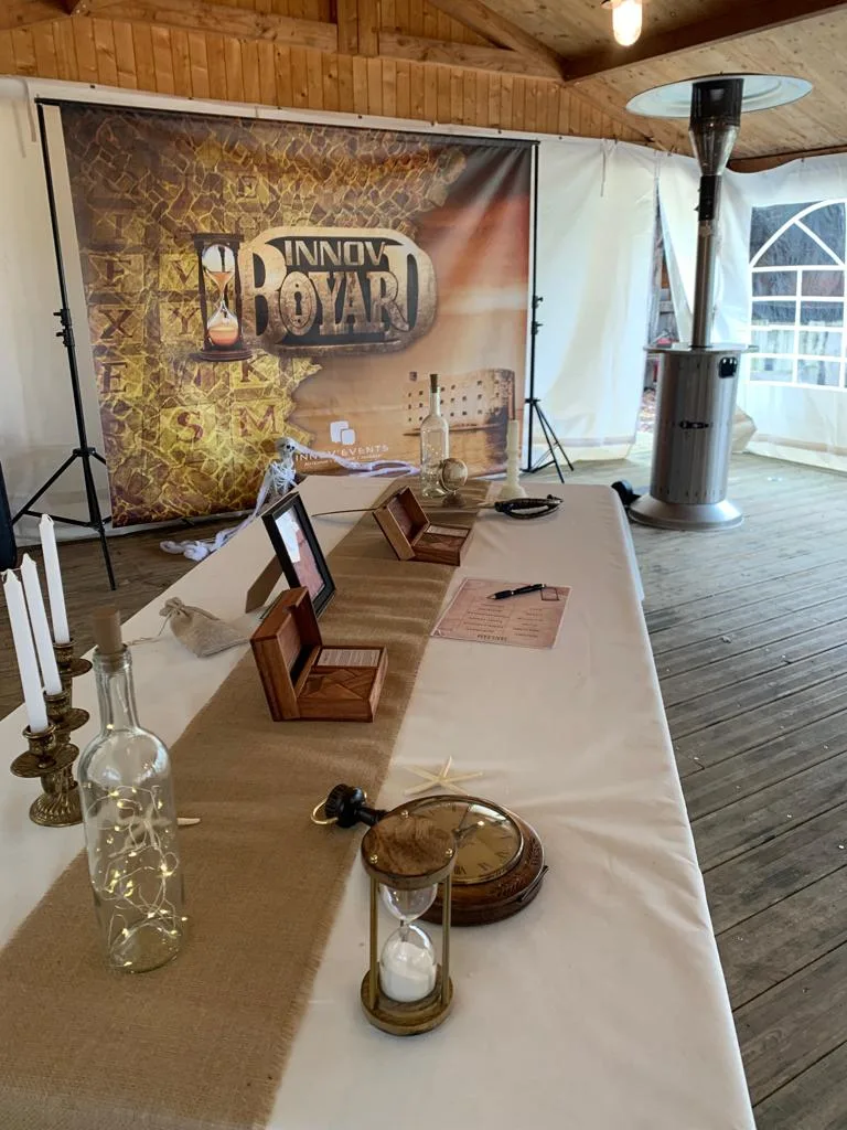 Corporate escape game Laval evening award ceremony and wrap-up · INNOV'events