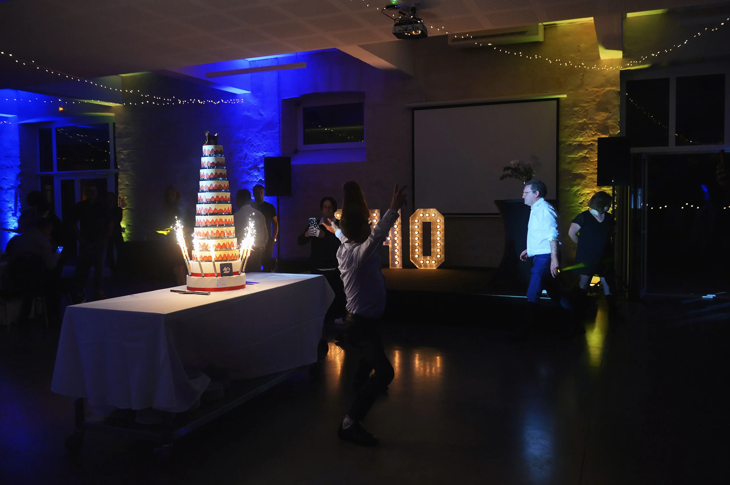 Event venue for a corporate anniversary in Quebec with a view of the St. Lawrence River · INNOV'events