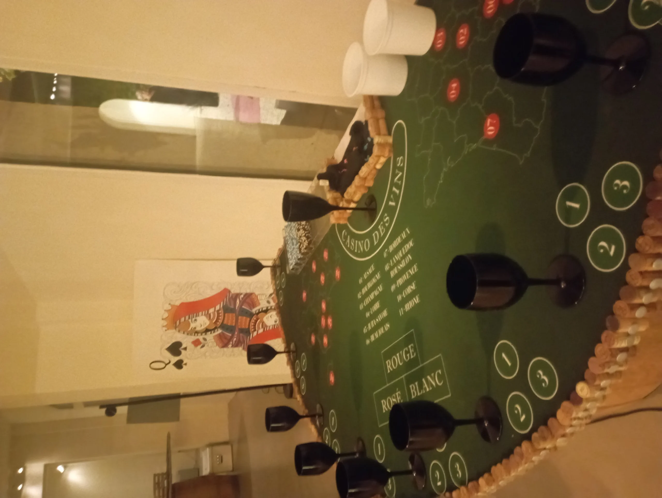 Casino du vin Québec tables dégustation Île d'Orléans vignobles automne · INNOV'events organisation d'événements