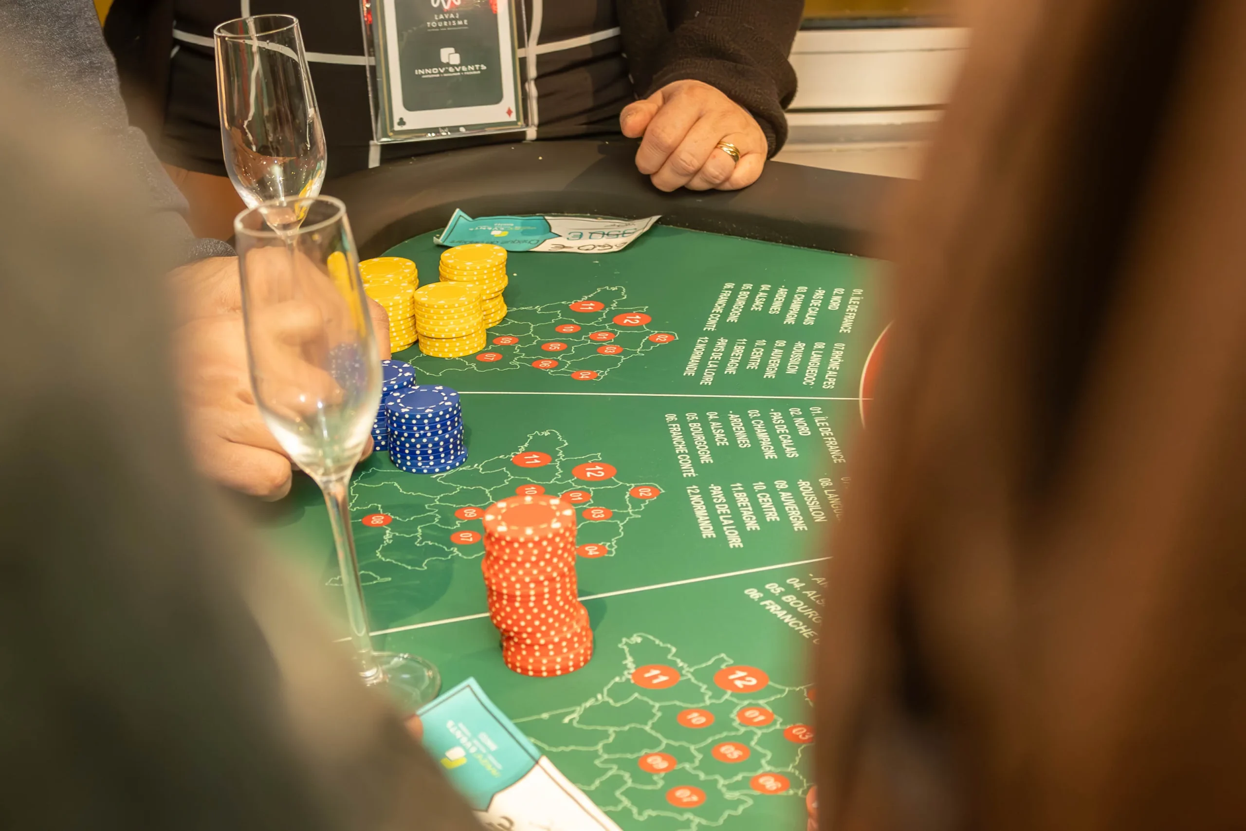 Casino du vin entreprise Trois-Rivières soirée corporative Vieux-Trois-Rivières · INNOV'events