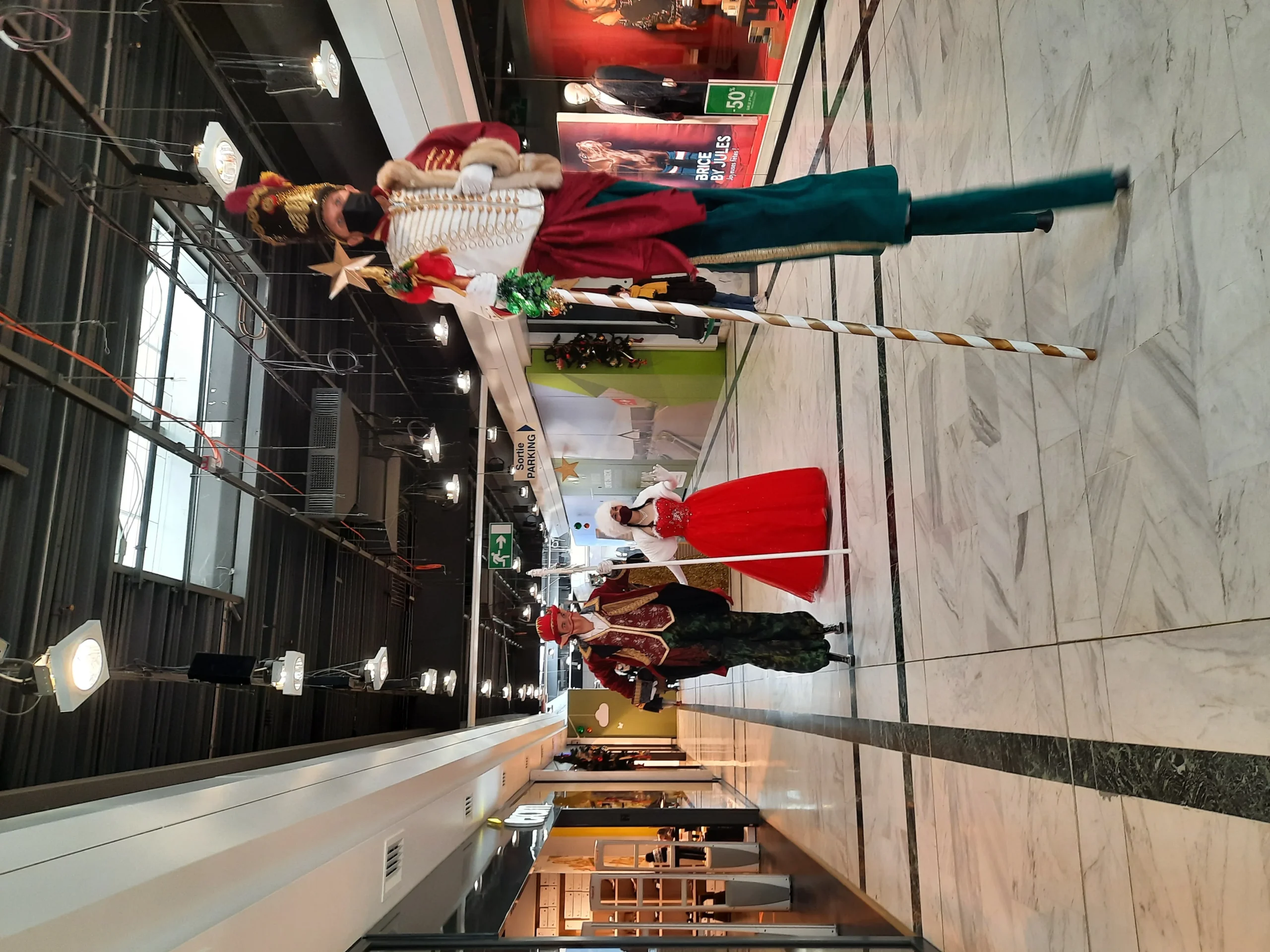 Promotional kiosk Laval staff in action Place Laval · INNOV'events event management