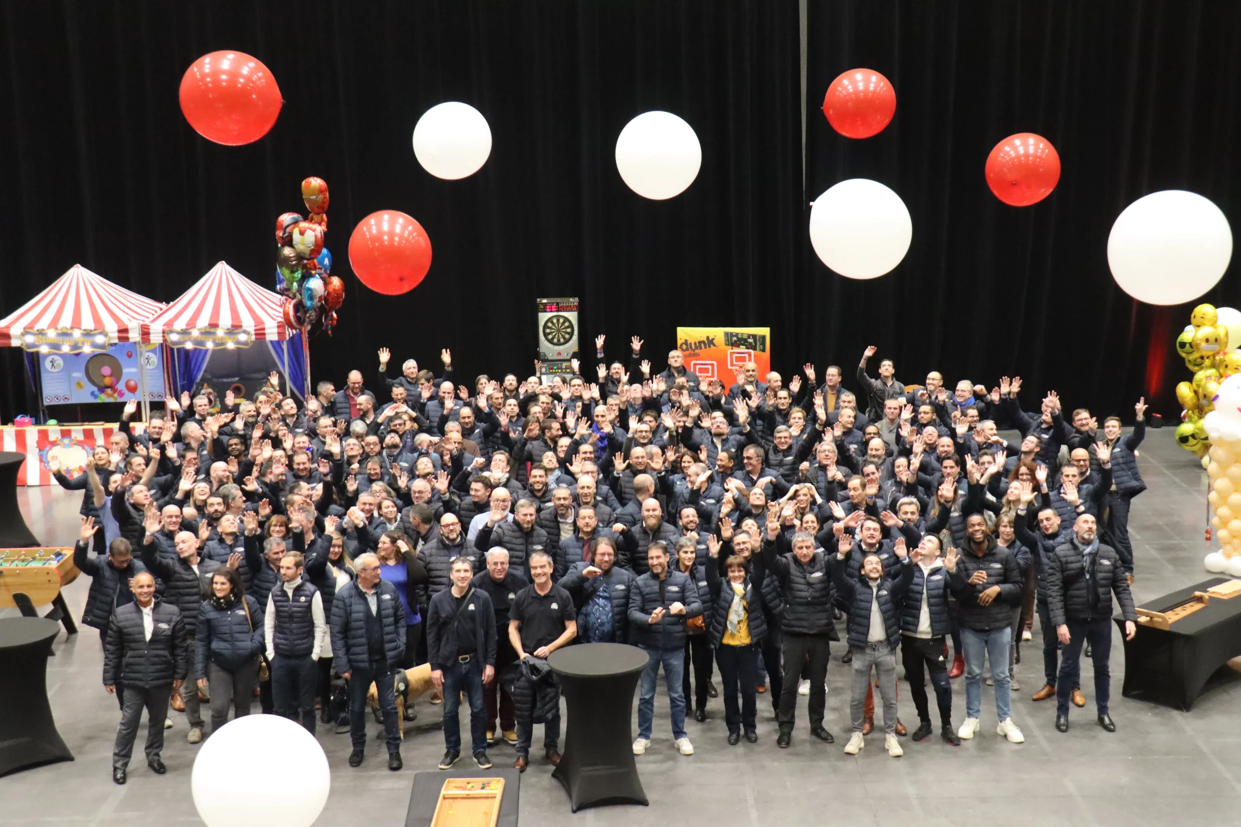 Party des employés entreprise Trois-Rivières souper festif en salle · INNOV'events
