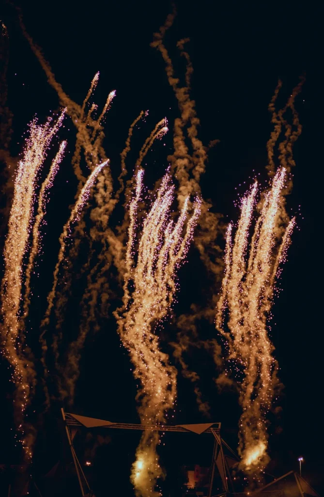Planning a corporate fireworks show in Montreal.
