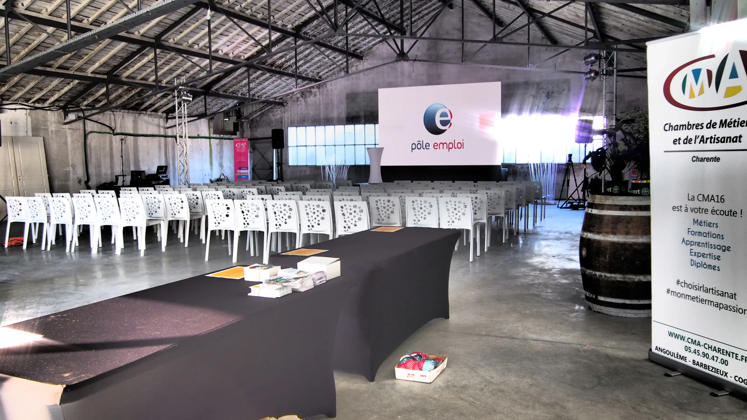 Conception scénique entreprise Trois-Rivières soirée de clôture · INNOV'events