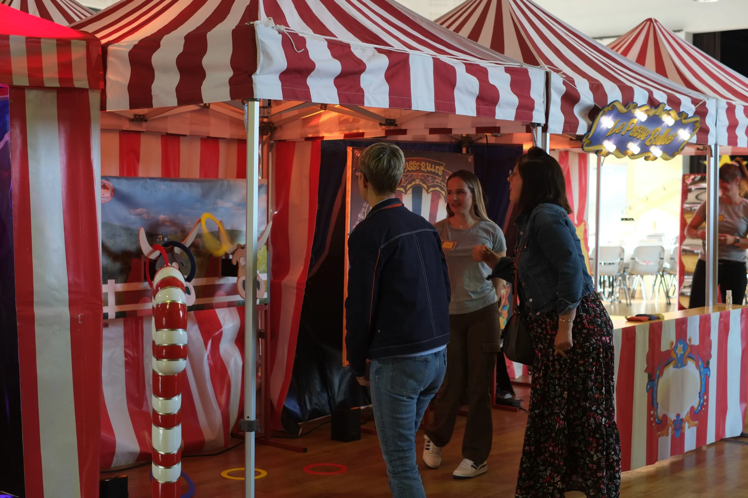 Animations manèges fête foraine entreprise Laval parc en été · INNOV'events organisation