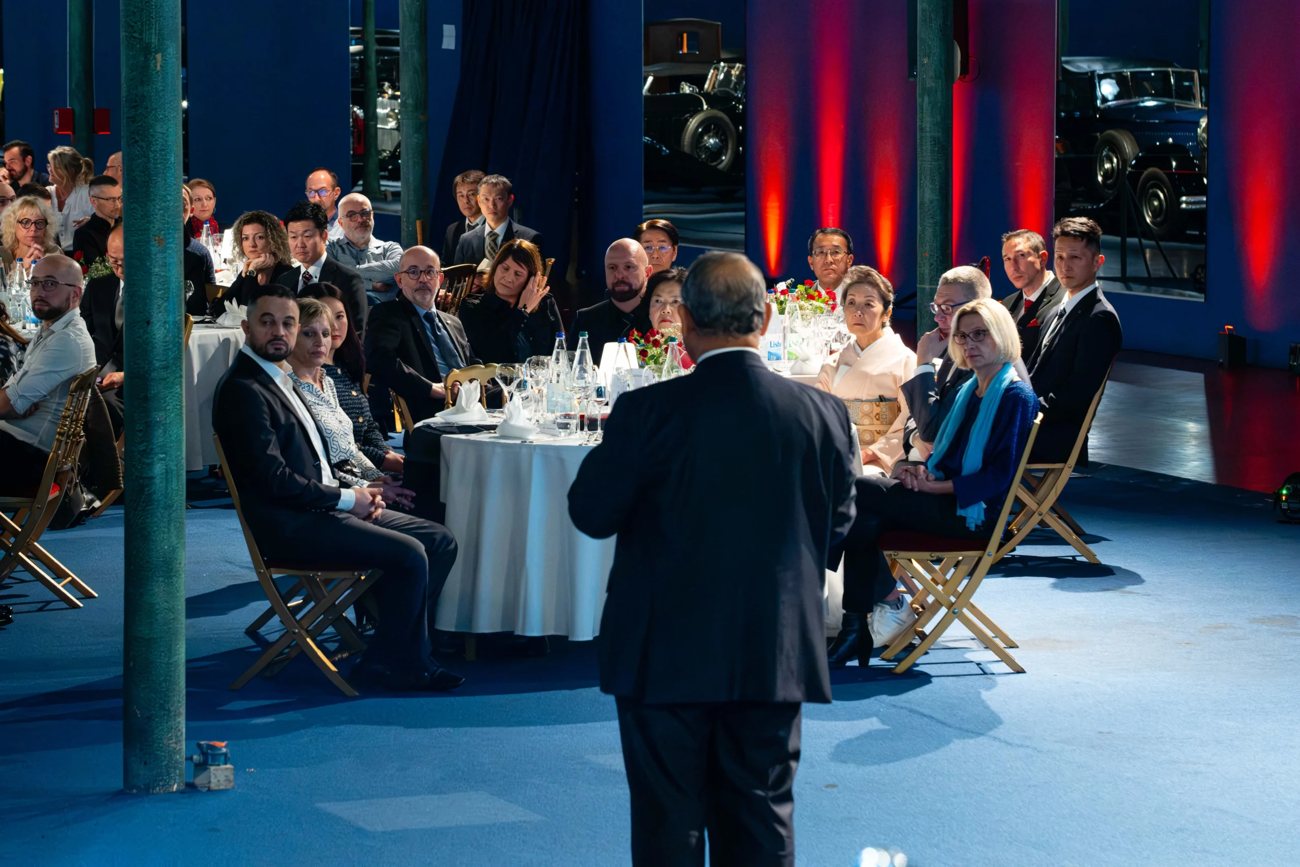Corporate New Year's ceremony Quebec sit-down dinner Musée de la civilisation · INNOV'events