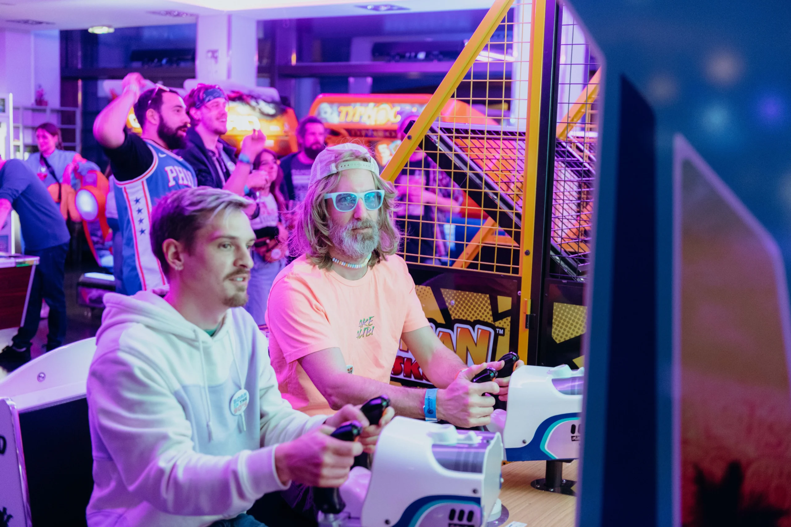 Event venue arcade games Montreal modular hall view Palais des congrès · INNOV'events