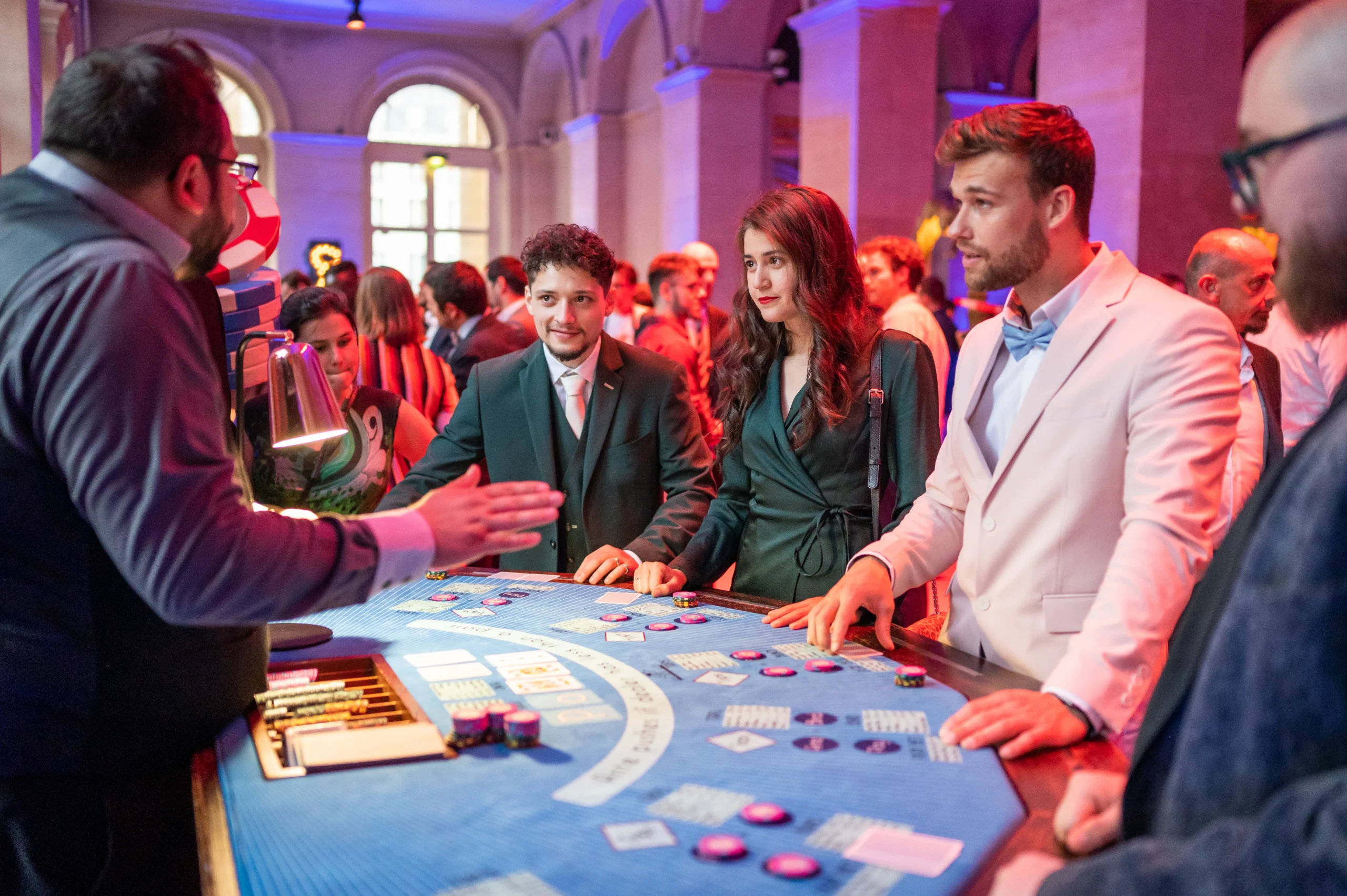 Corporate surf simulator Laval awards evening · INNOV'events