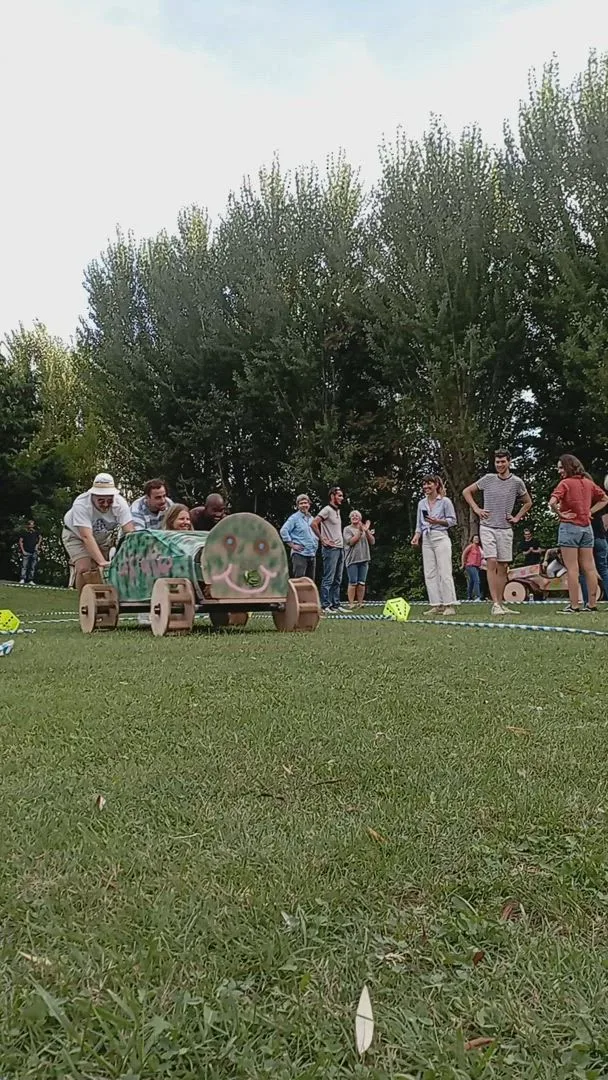 Jeux géants corporatifs Trois-Rivières participants en compétition rive du Saint-Laurent · INNOV'events