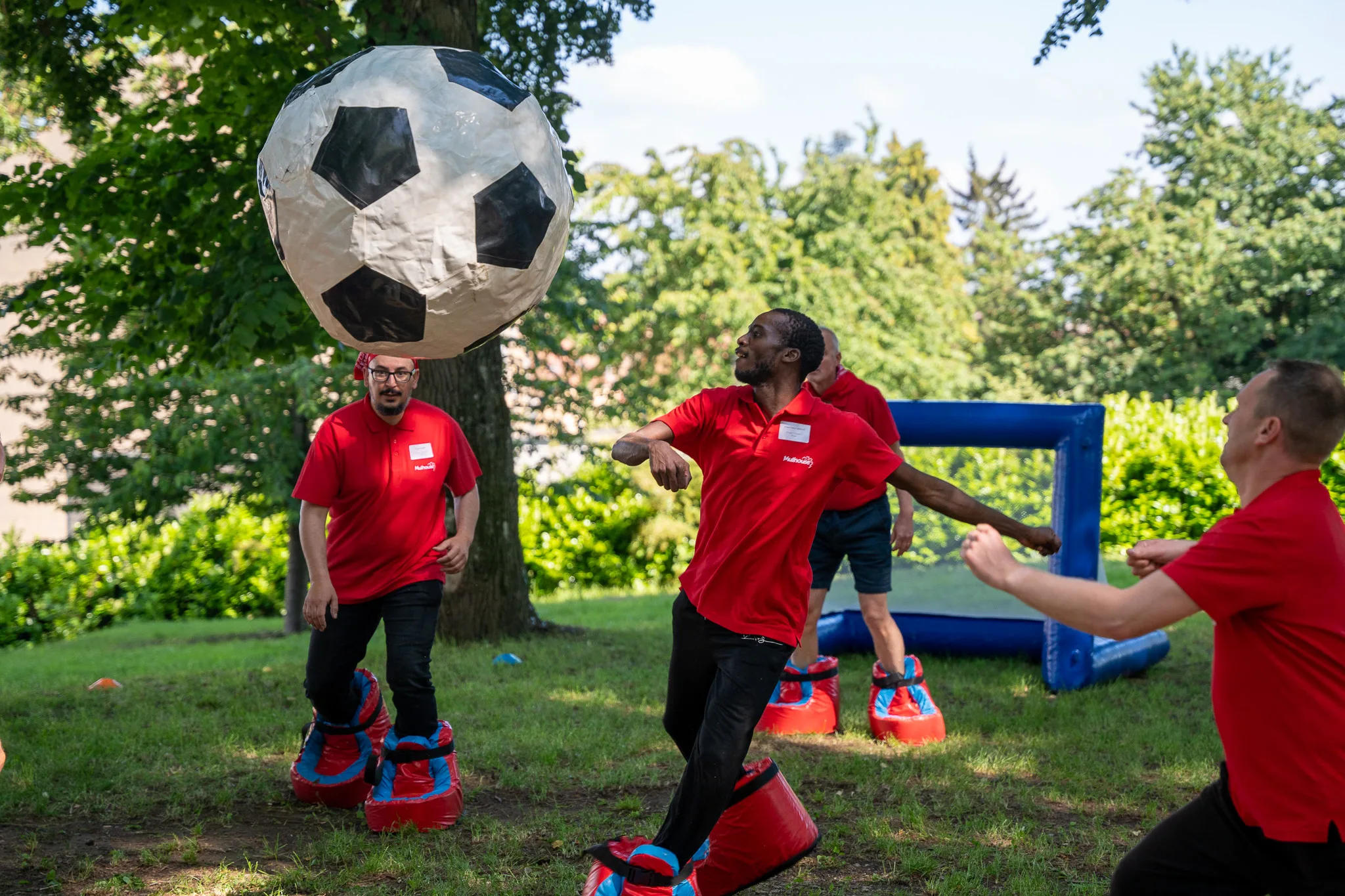 Animation ponctuelle simulateur de soccer Trois-Rivières soirée corporative · INNOV'events