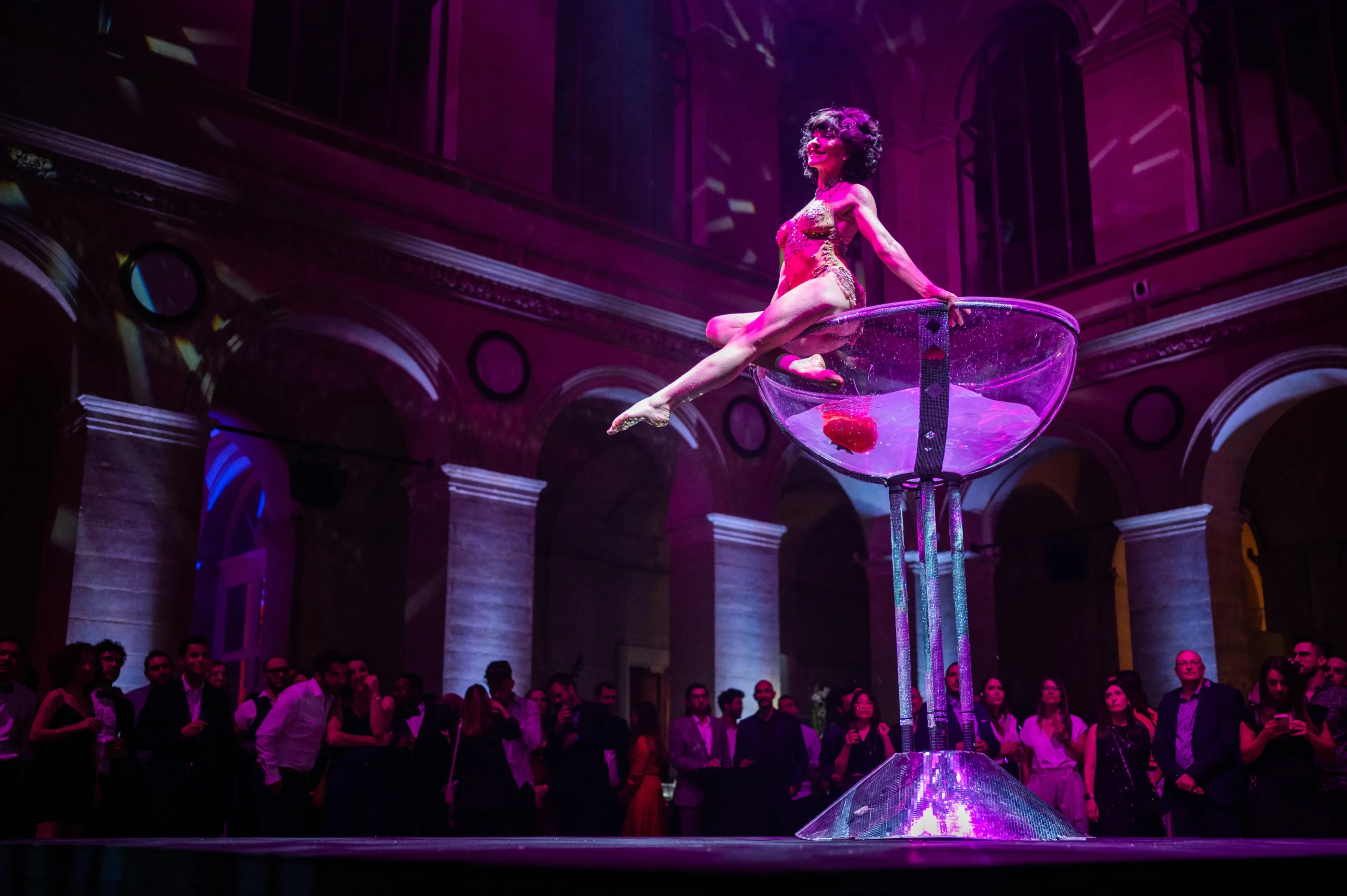 Fireworks corporate gala Laval summer evening closing · INNOV'events