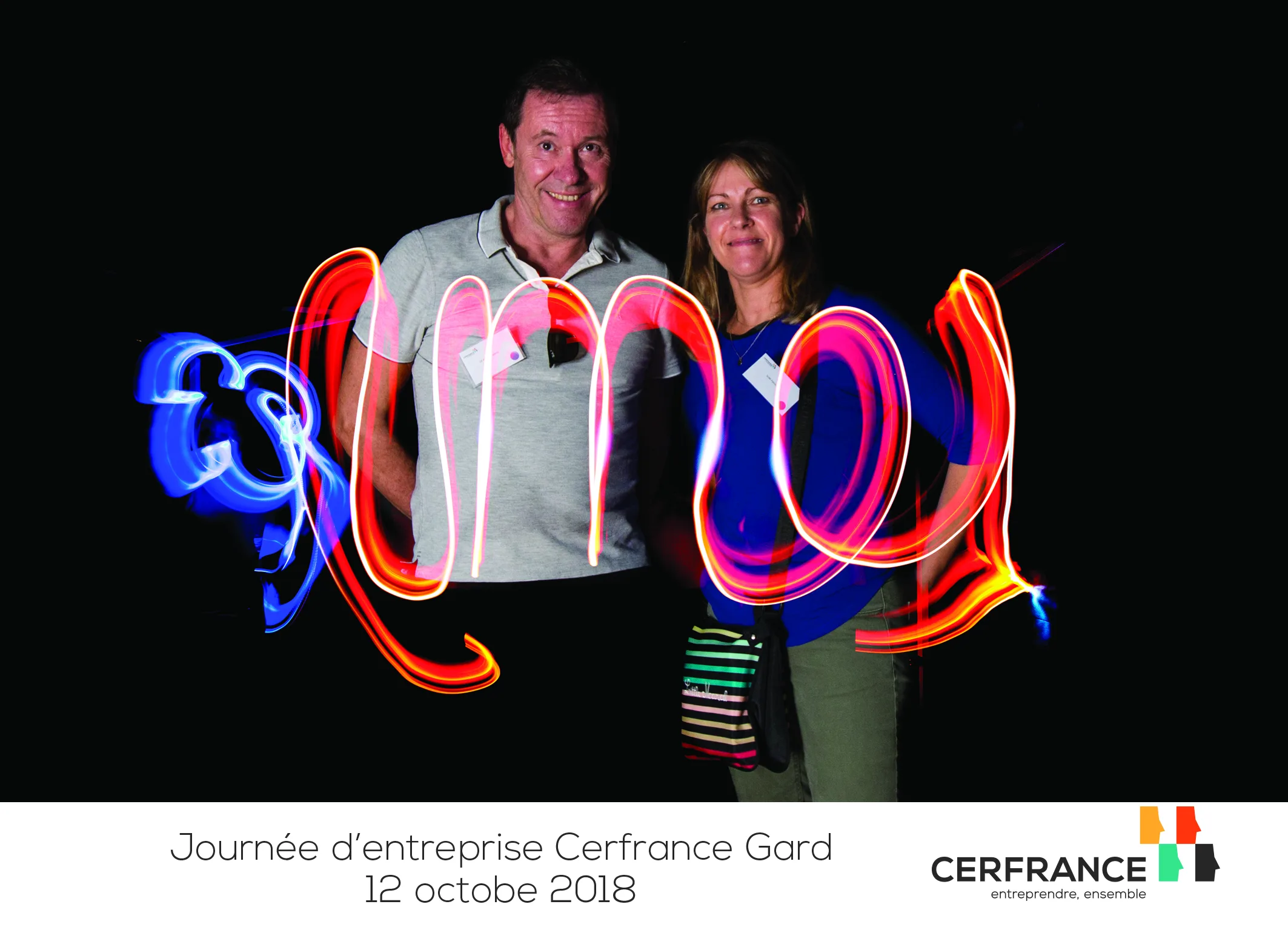 Session plein air light painting Trois-Rivières · INNOV'events