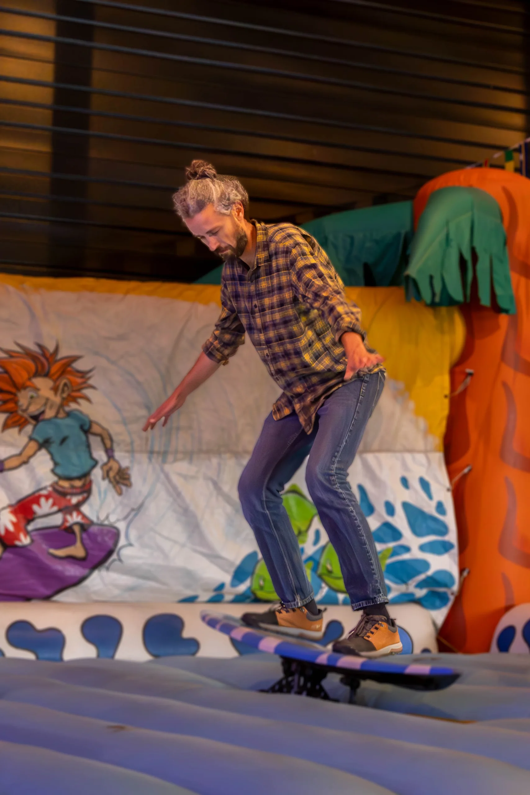 Surf simulator themed day Quebec Plaines d'Abraham team challenges · INNOV'events