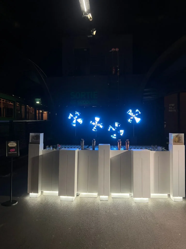 Corporate LED Furniture Rental in Laval.