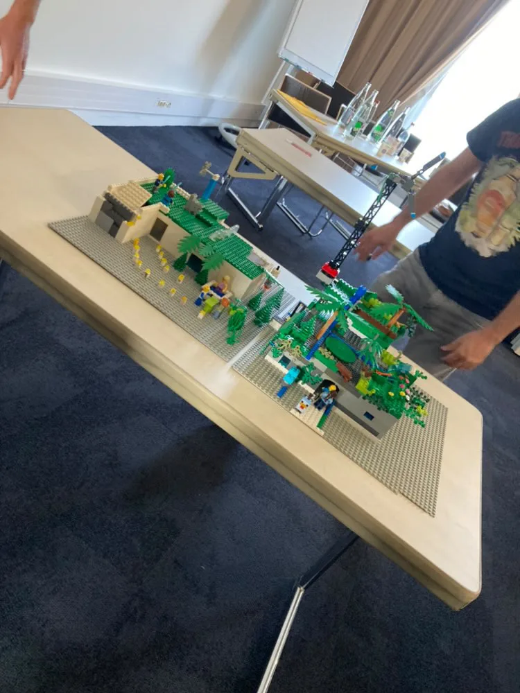 LEGO challenge Laval oral presentation of builds before the judging panel · INNOV'events