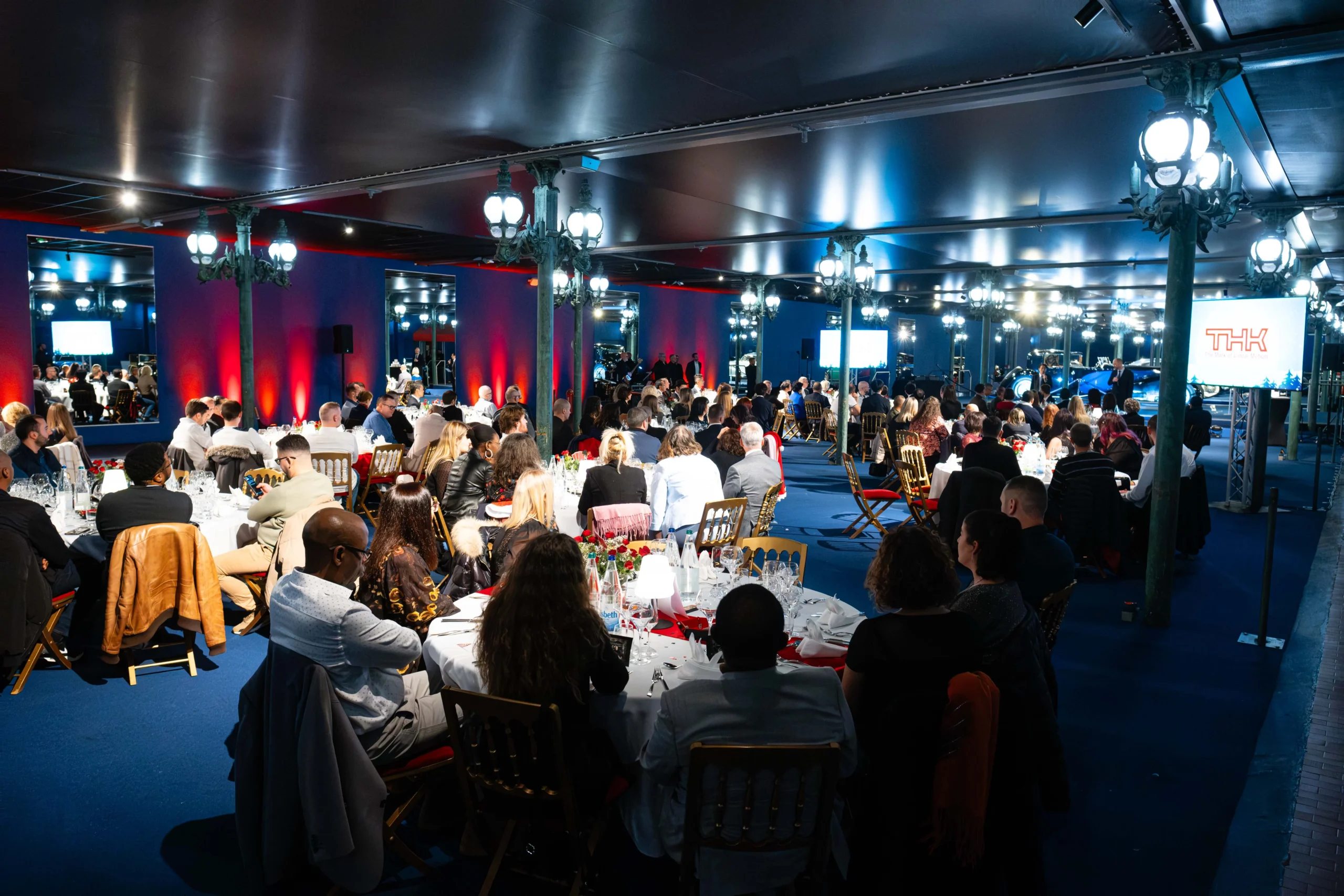 communication événementielle Trois-Rivières scène de remise de prix intérieur · INNOV'events