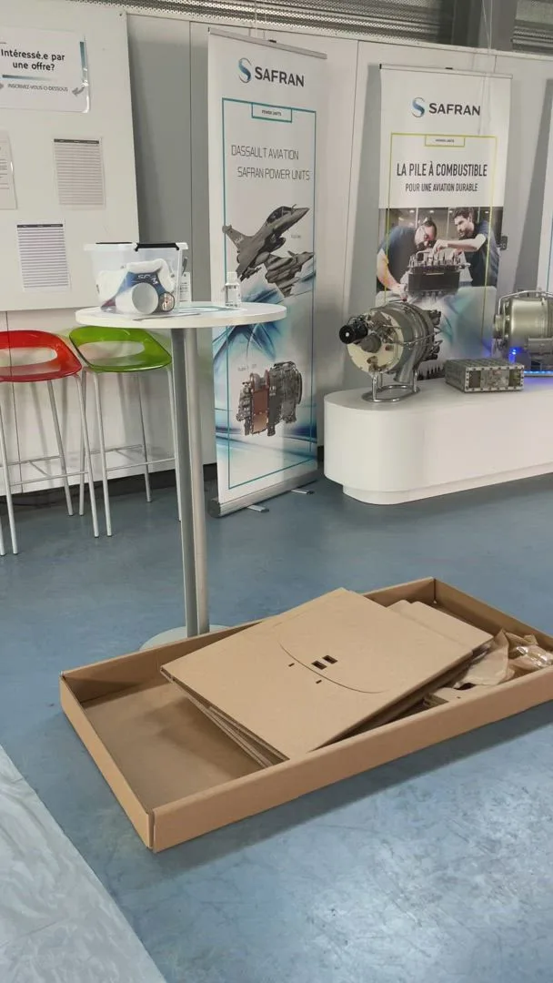 PLV de congrès et de salon matériel promotionnel Trois-Rivières kiosque modulaire · INNOV'events