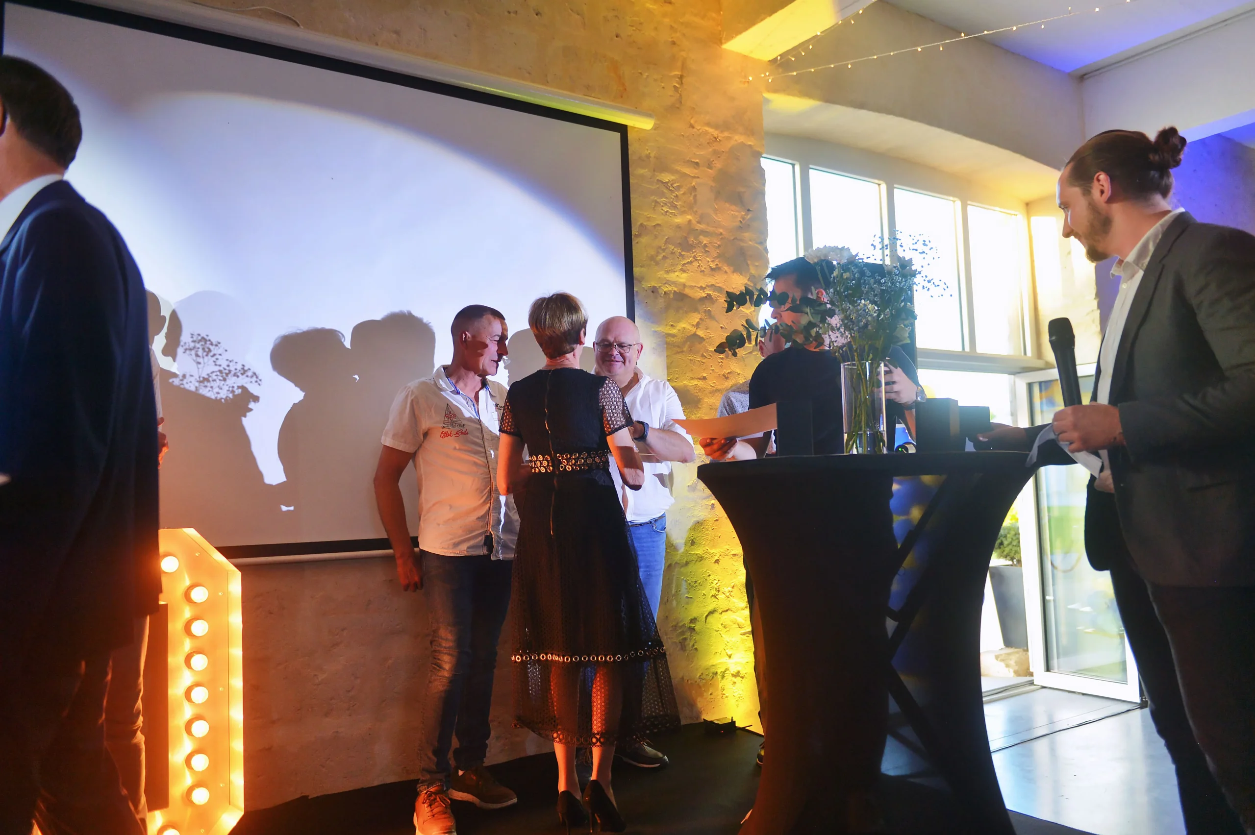 Photo booth employee party Laval themed evening · INNOV'events