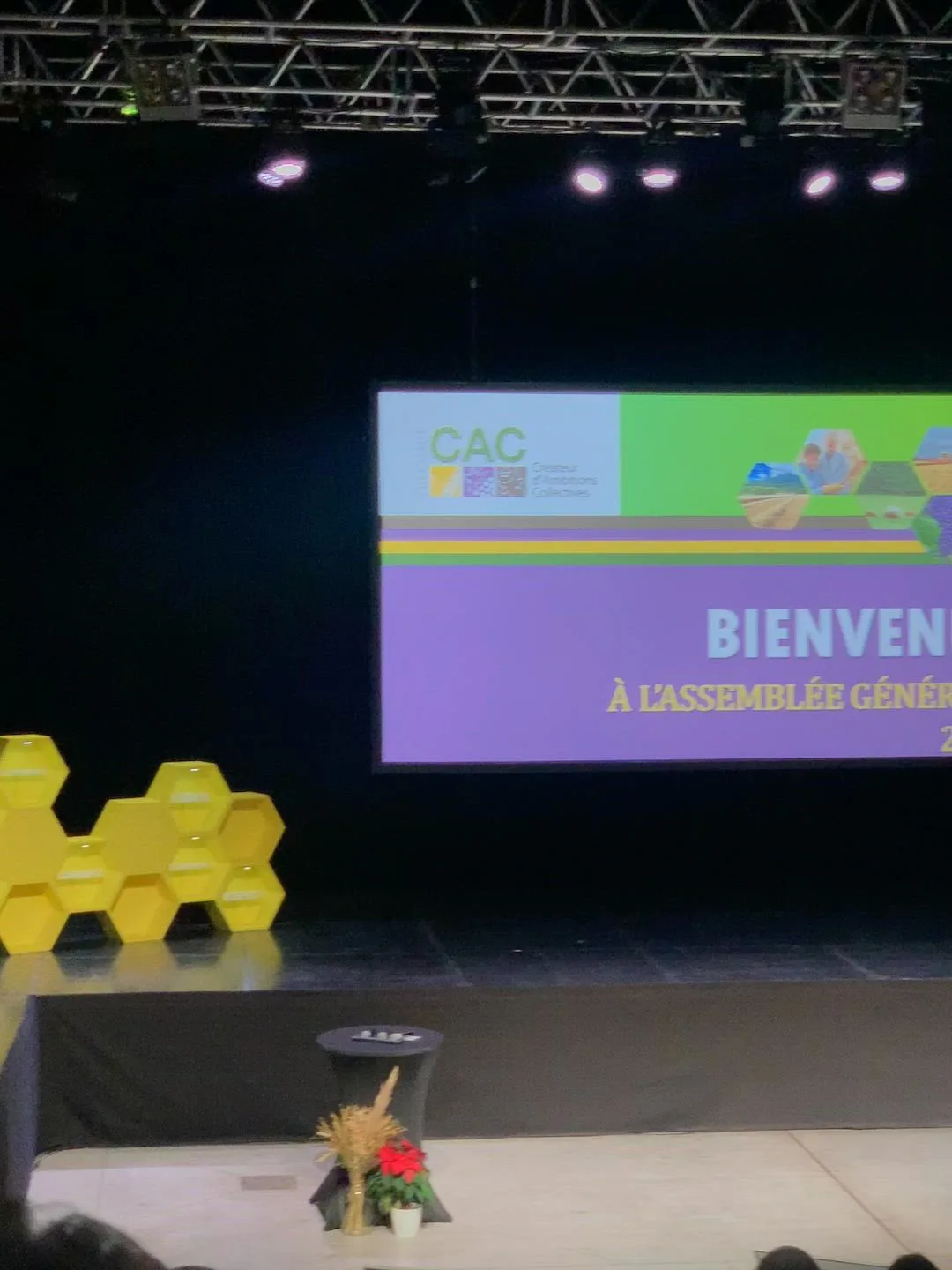 Assemblée générale entreprise Québec souper institutionnel soirée · INNOV'events