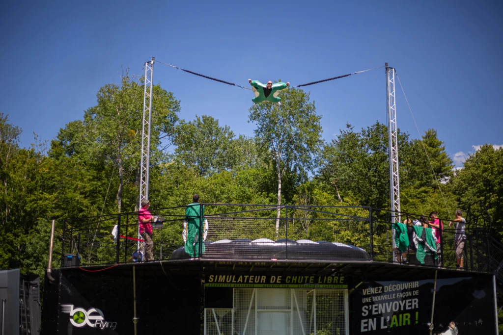 Plan a corporate wind tunnel simulator experience in Trois-Rivieres.