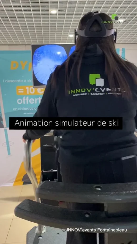 Plan a corporate ski simulator event in Quebec.