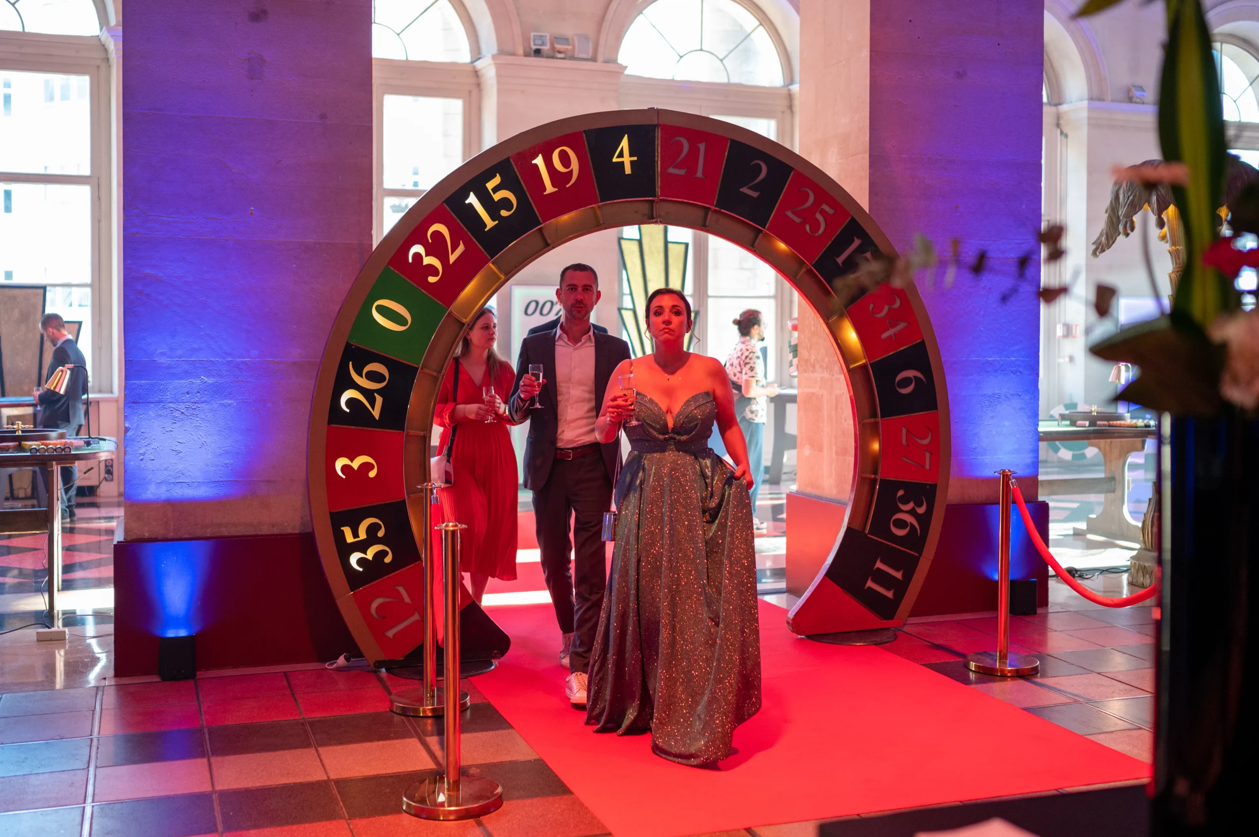 Roulette table corporate casino night Trois-Rivieres heritage hall · INNOV'events