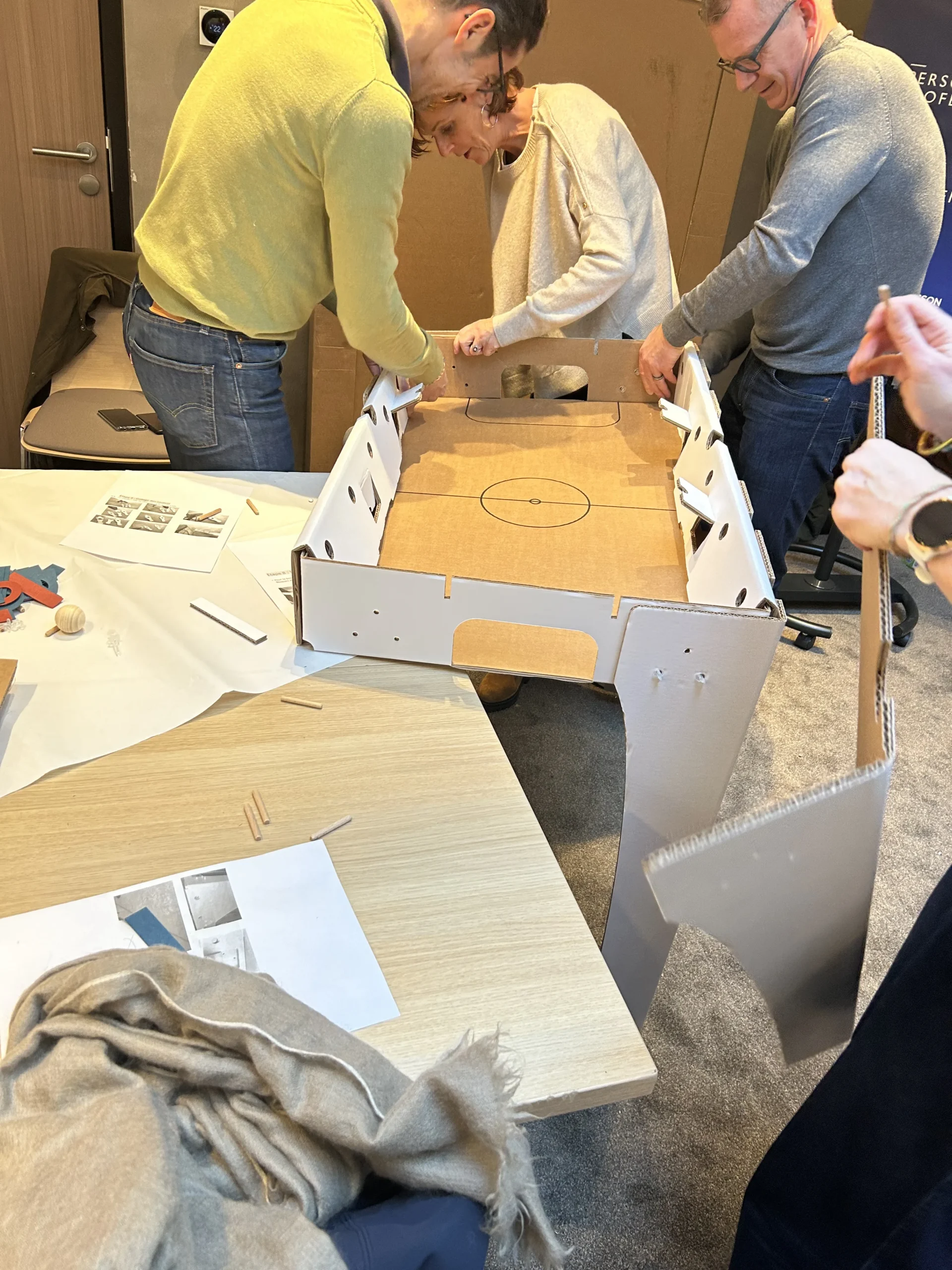 Format grande jauge création de baby-foot Trois-Rivières ateliers parallèles salle congrès · INNOV'events
