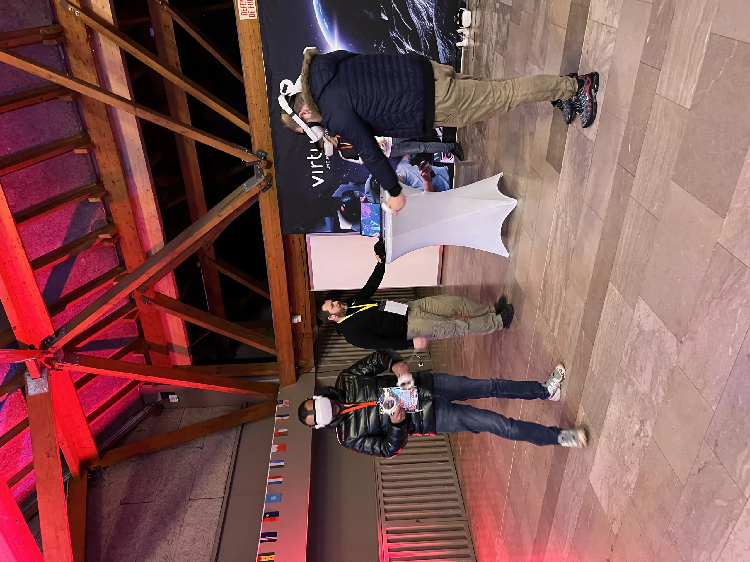 Réalité virtuelle entreprise Laval soirée remise des prix podium équipes · INNOV'events