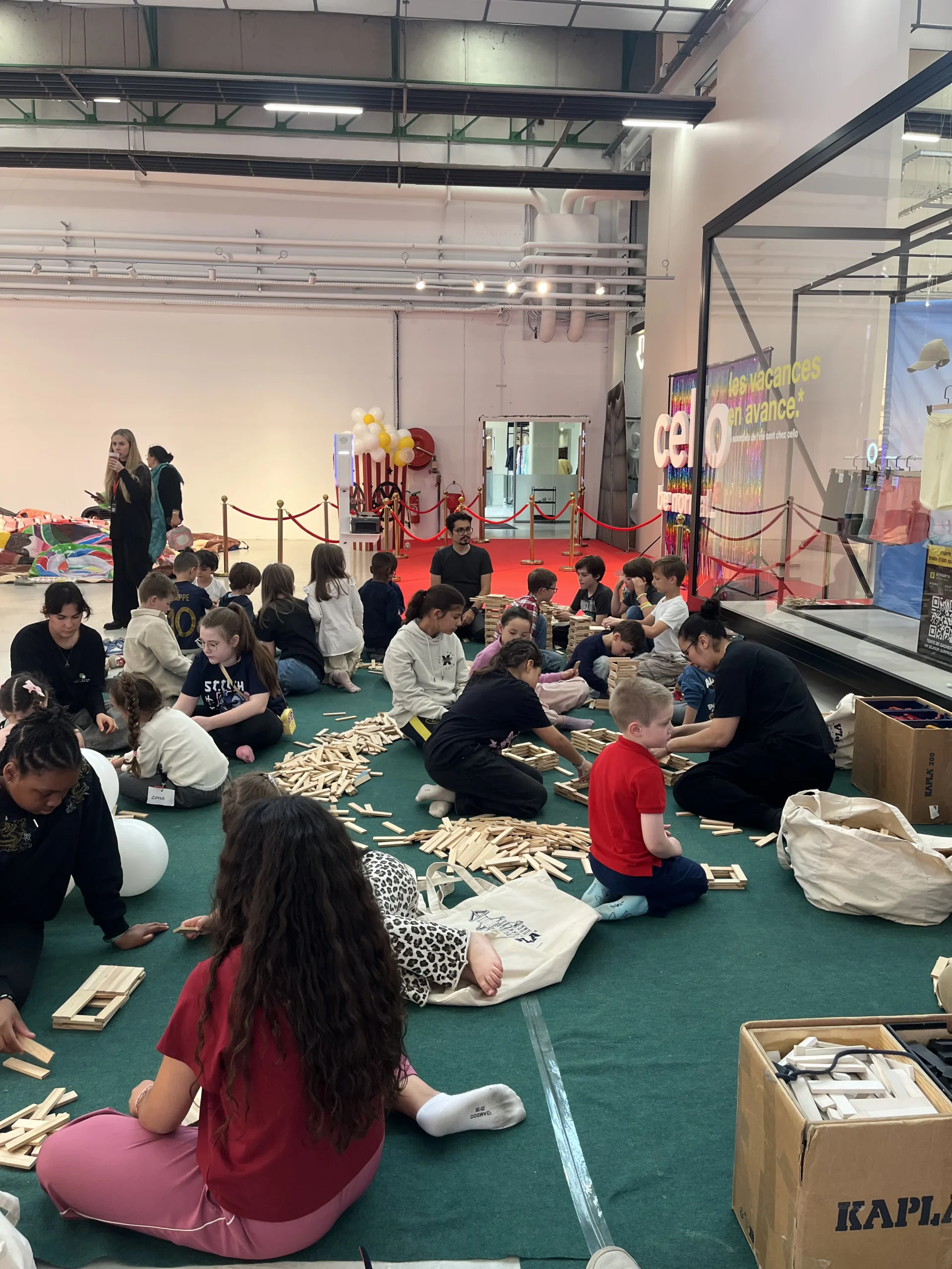 Fête familiale corporative animation pour enfants Montréal jeux géants Vieux-Port · INNOV'events